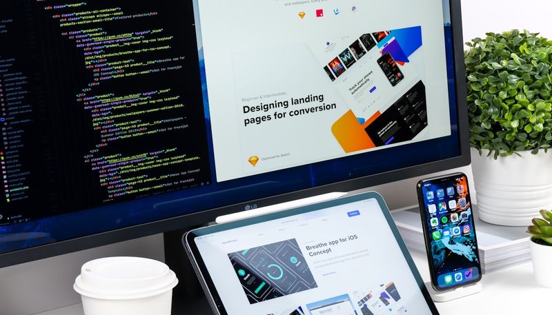 Screenshot di un sito web con design datato e navigazione difficile